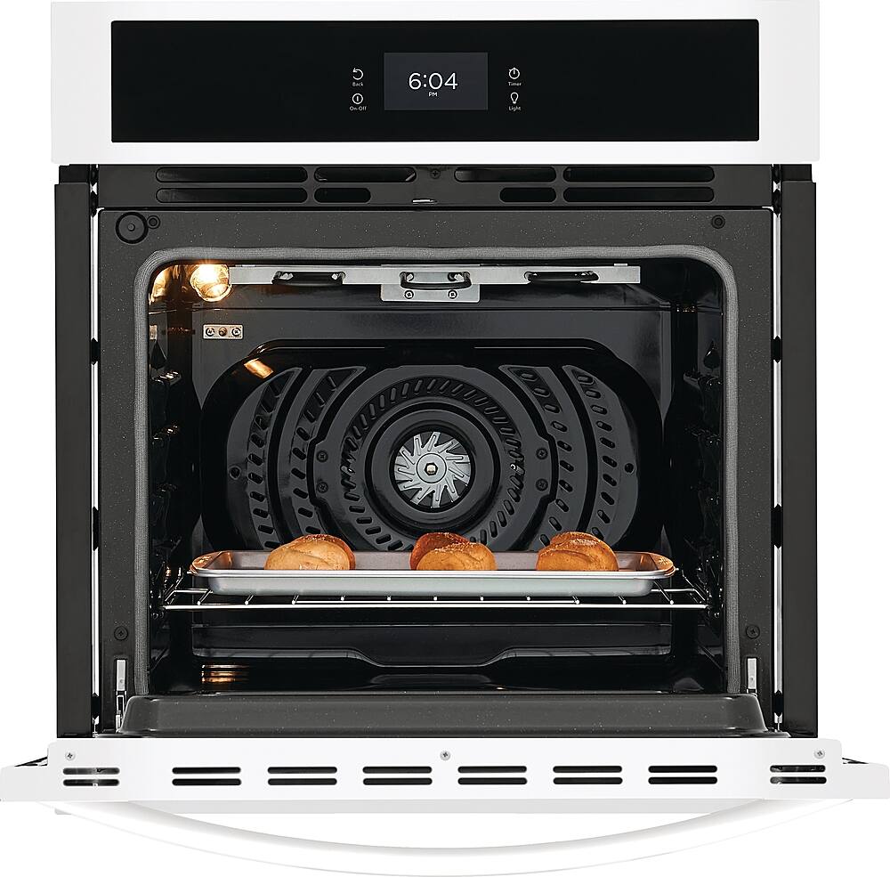 Alt View 14. Frigidaire - 27" Built-in Single Electric Wall Oven with Fan Convection - White.