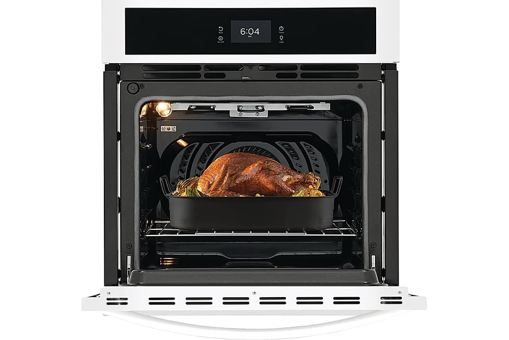 Alt View 15. Frigidaire - 27" Built-in Single Electric Wall Oven with Fan Convection - White.