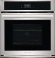 Frigidaire - 27" Built-in Single Electric Wall Oven with Fan Convection - Stainless Steel - Front_Zoom