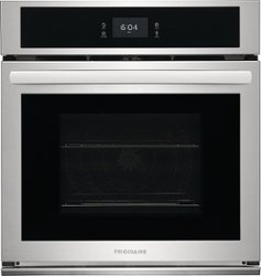 Frigidaire - 27" Built-in Single Electric Wall Oven with Fan Convection - Stainless steel - Front_Zoom