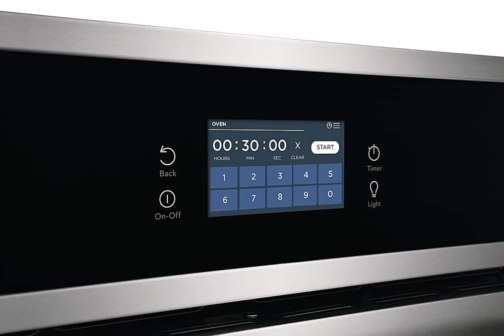 Alt View 11. Frigidaire - 27" Built-in Single Electric Wall Oven with Fan Convection - Stainless Steel.