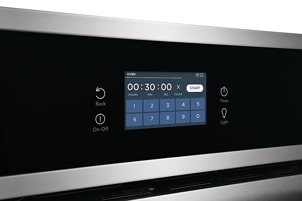 Alt View 11. Frigidaire - 27" Built-in Single Electric Wall Oven with Fan Convection - Stainless Steel.