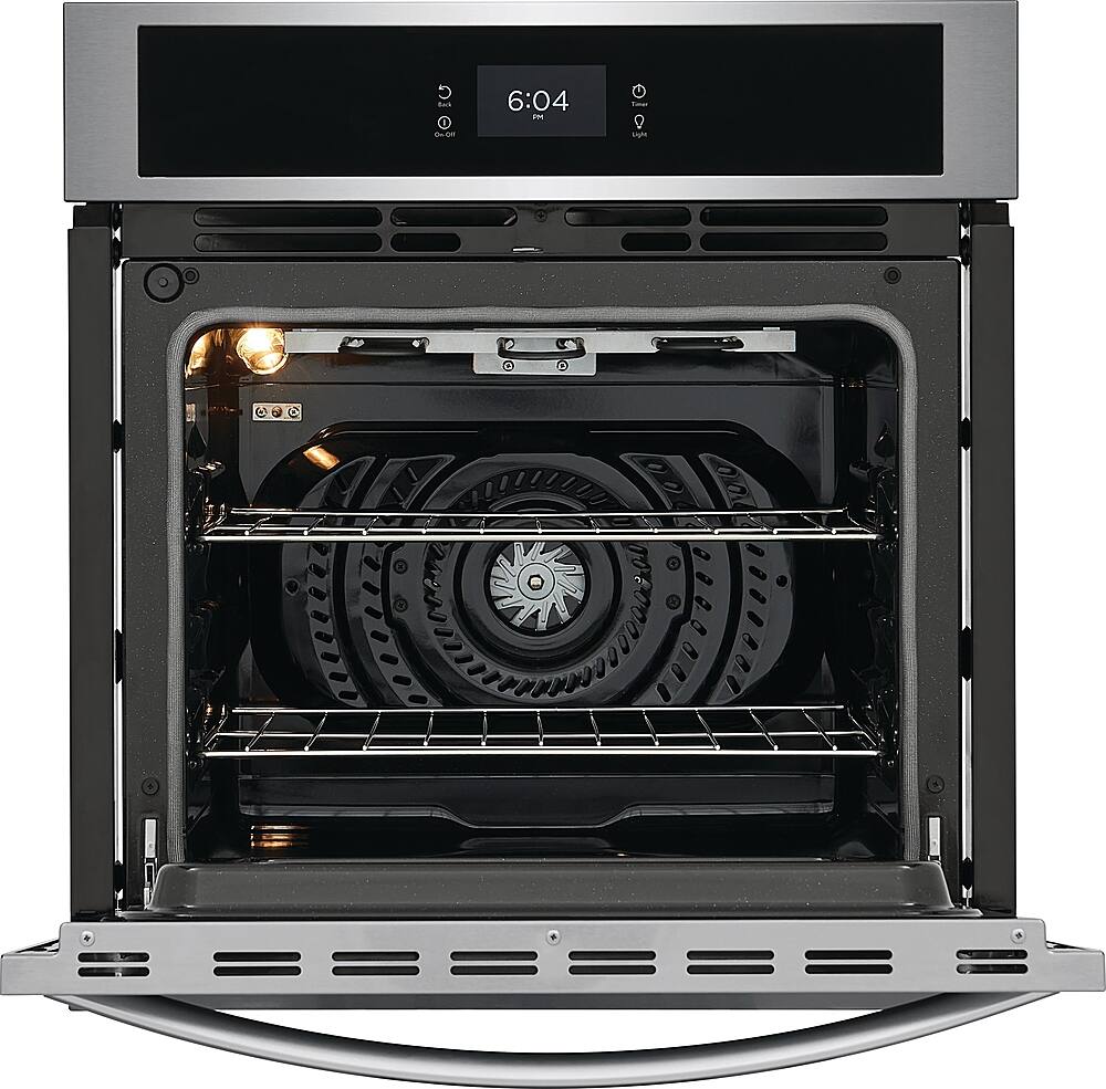 Alt View 13. Frigidaire - 27" Built-in Single Electric Wall Oven with Fan Convection - Stainless Steel.