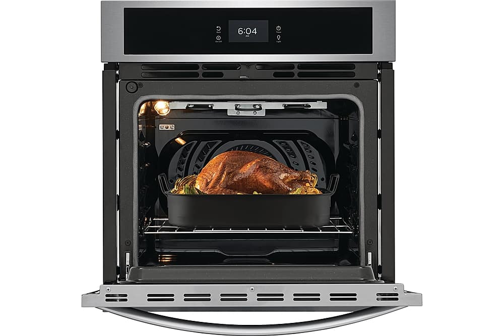 Alt View 15. Frigidaire - 27" Built-in Single Electric Wall Oven with Fan Convection - Stainless Steel.