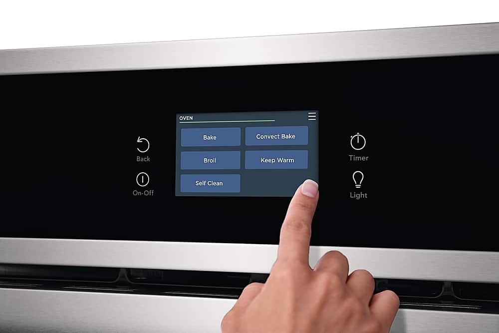 Alt View 1. Frigidaire - 27" Built-in Single Electric Wall Oven with Fan Convection - Stainless Steel.