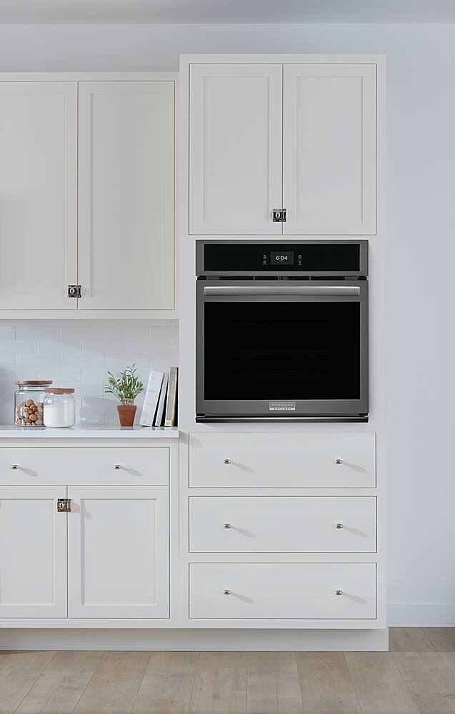 Alt View 18. Frigidaire - Gallery 27" Built-in Single Electric Wall Oven with Fan Convection - Black Stainless Steel.