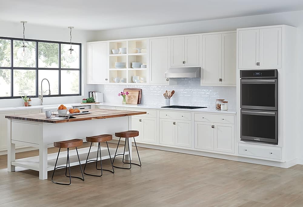 Alt View 17. Frigidaire - Gallery 27" Double Electric Wall Oven with Total Convection - Black Stainless Steel.