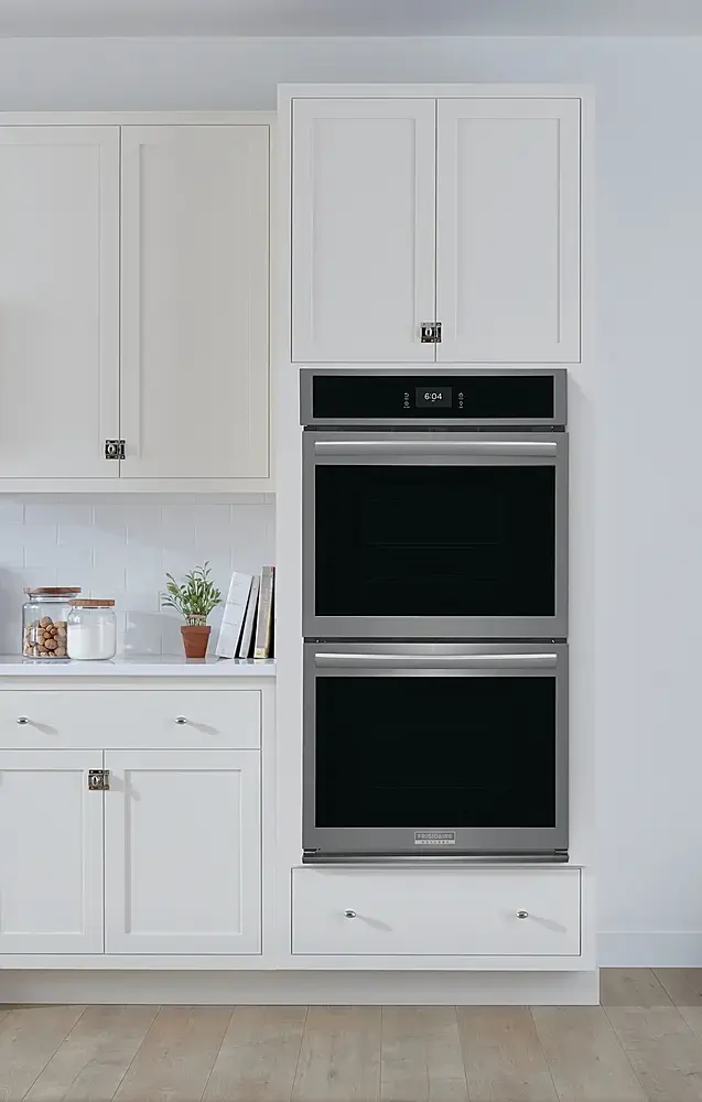 Alt View 18. Frigidaire - Gallery 27" Double Electric Wall Oven with Total Convection - Black Stainless Steel.