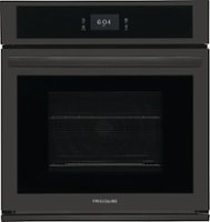 Frigidaire - 27" Built-in Single Electric Wall Oven with Fan Convection - Black - Front_Zoom
