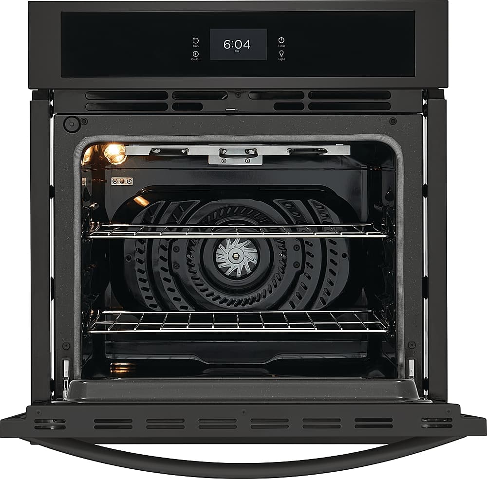 Alt View 13. Frigidaire - 27" Built-in Single Electric Wall Oven with Fan Convection - Black.