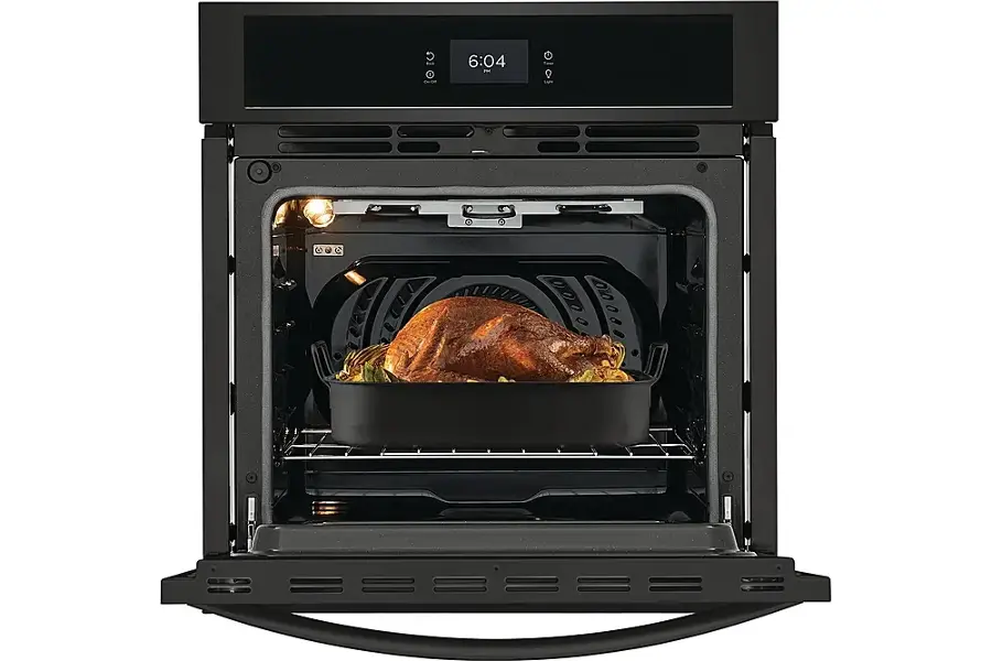 Alt View 15. Frigidaire - 27" Built-in Single Electric Wall Oven with Fan Convection - Black.