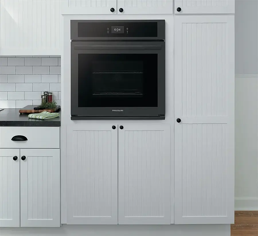 Alt View 18. Frigidaire - 27" Built-in Single Electric Wall Oven with Fan Convection - Black.