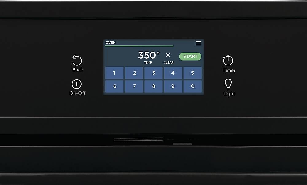 Alt View 2. Frigidaire - 27" Built-in Single Electric Wall Oven with Fan Convection - Black.