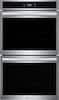Front. Frigidaire - Gallery 30" Double Electric Wall Oven with Total Convection - Stainless Steel.