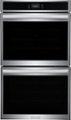 Frigidaire - Gallery 30" Double Electric Wall Oven with Total Convection - Stainless Steel