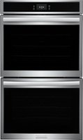 Frigidaire - Gallery 30" Double Electric Wall Oven with Total Convection - Stainless Steel - Front_Zoom