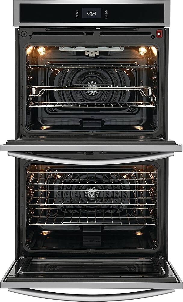 Alt View 12. Frigidaire - Gallery 30" Double Electric Wall Oven with Total Convection - Stainless Steel.