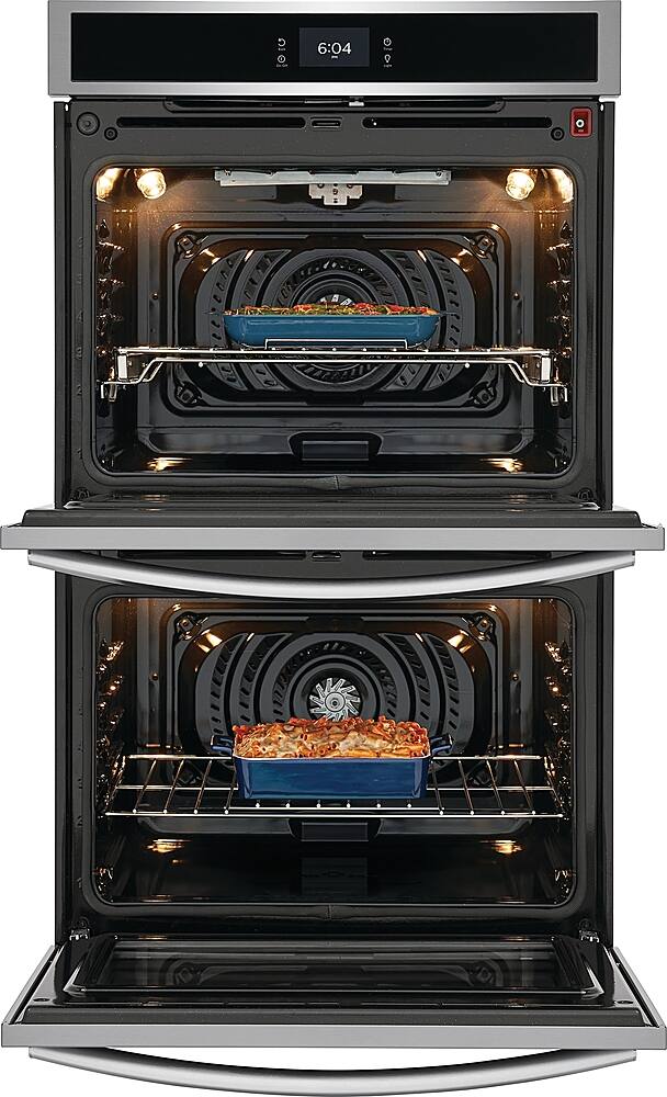 Alt View 13. Frigidaire - Gallery 30" Double Electric Wall Oven with Total Convection - Stainless Steel.