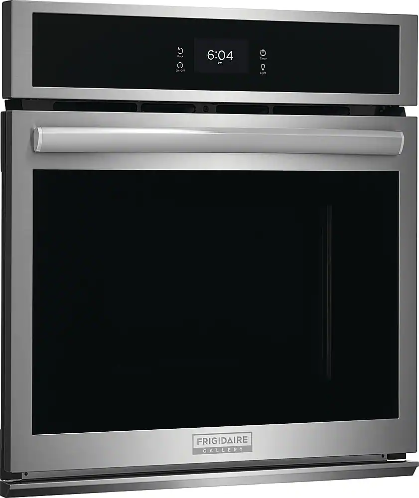 Angle. Frigidaire - Gallery 27" Built-in Single Electric Wall Oven with Fan Convection - Stainless Steel.
