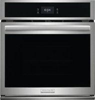 Frigidaire - 27" Built-in Single Electric Wall Oven with Fan Convection - Stainless steel - Front_Zoom