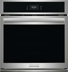 Frigidaire - Gallery 27" Built-in Single Electric Wall Oven with Fan Convection - Stainless steel - Front_Zoom