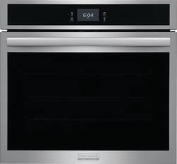 Frigidaire - Gallery 30" Built-in Single Electric Wall Oven with Total Convection - Stainless Steel - Front_Zoom