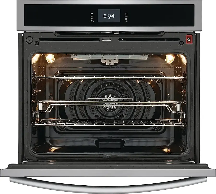 Alt View 11. Frigidaire - Gallery 30" Built-in Single Electric Wall Oven with Total Convection - Stainless Steel.