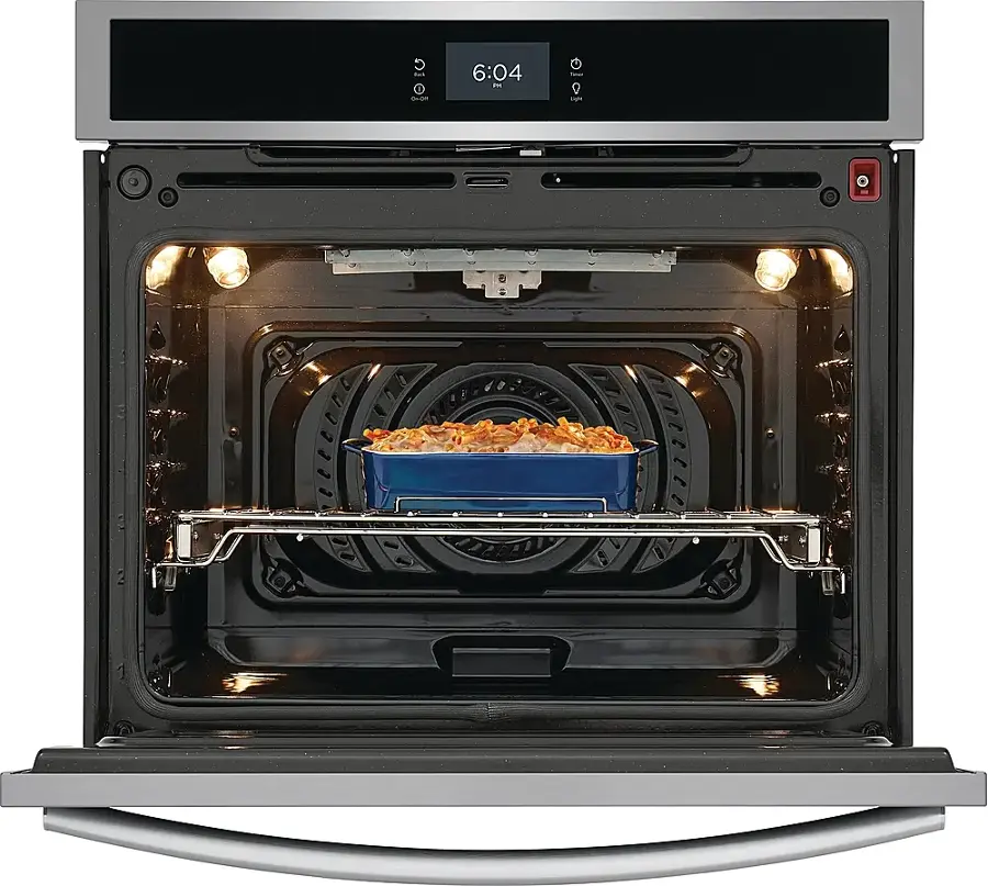 Alt View 12. Frigidaire - Gallery 30" Built-in Single Electric Wall Oven with Total Convection - Stainless Steel.