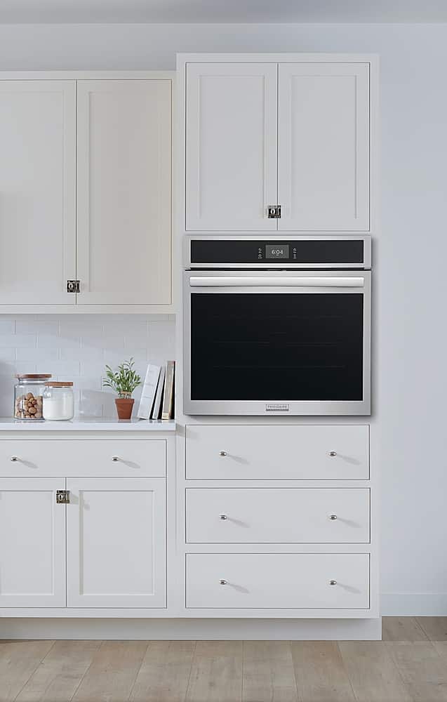 Alt View 19. Frigidaire - Gallery 30" Built-in Single Electric Wall Oven with Total Convection - Stainless Steel.