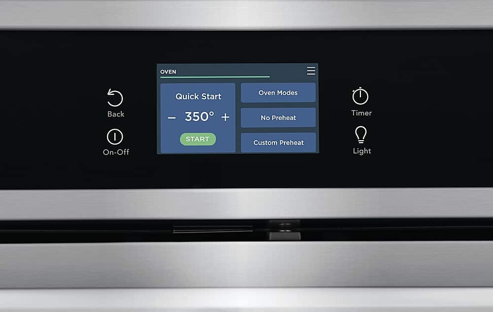 Alt View 1. Frigidaire - Gallery 30" Built-in Single Electric Wall Oven with Total Convection - Stainless Steel.