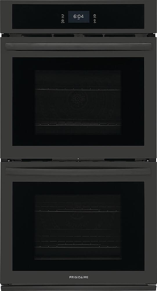Frigidaire - 27" Double Electric Wall Oven with Fan Convection - Black