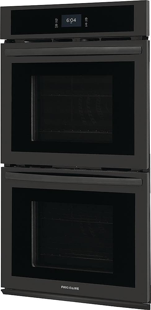 Left View: Frigidaire - 27" Double Electric Wall Oven with Fan Convection