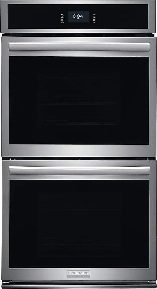 Front. Frigidaire - Gallery 27" Double Electric Wall Oven with Total Convection - Stainless Steel.