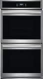 Frigidaire - Gallery 27" Double Electric Wall Oven with Total Convection - Stainless Steel