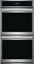 Frigidaire - Gallery 27" Double Electric Wall Oven with Total Convection - Stainless steel - Front_Zoom