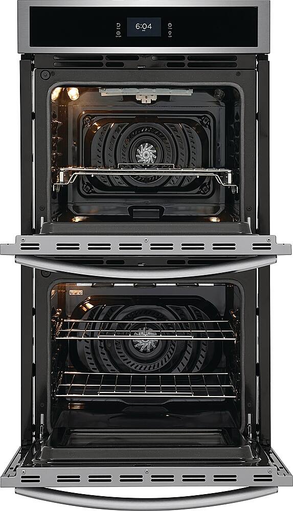 Alt View 11. Frigidaire - Gallery 27" Double Electric Wall Oven with Total Convection - Stainless Steel.