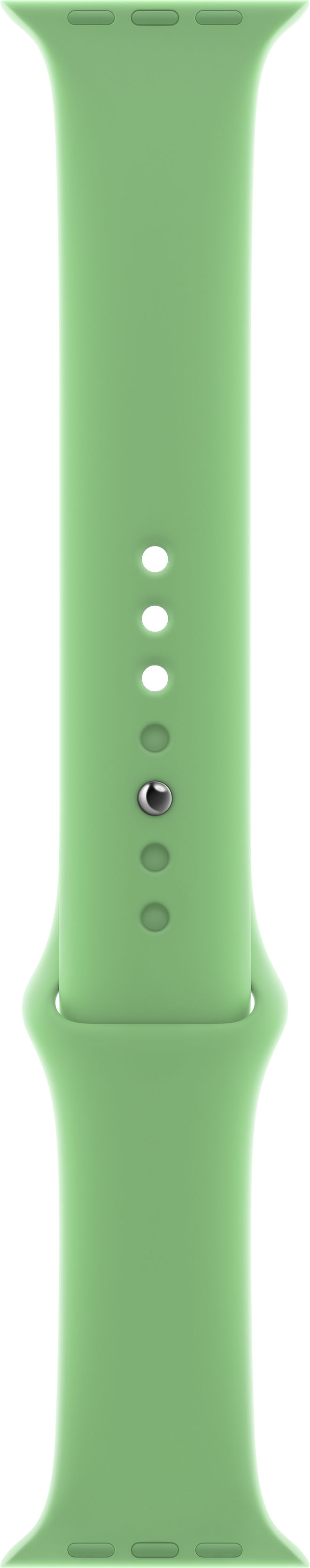 Angle View: Apple Watch™ 45mm  Sport Band - Regular - Bright Green