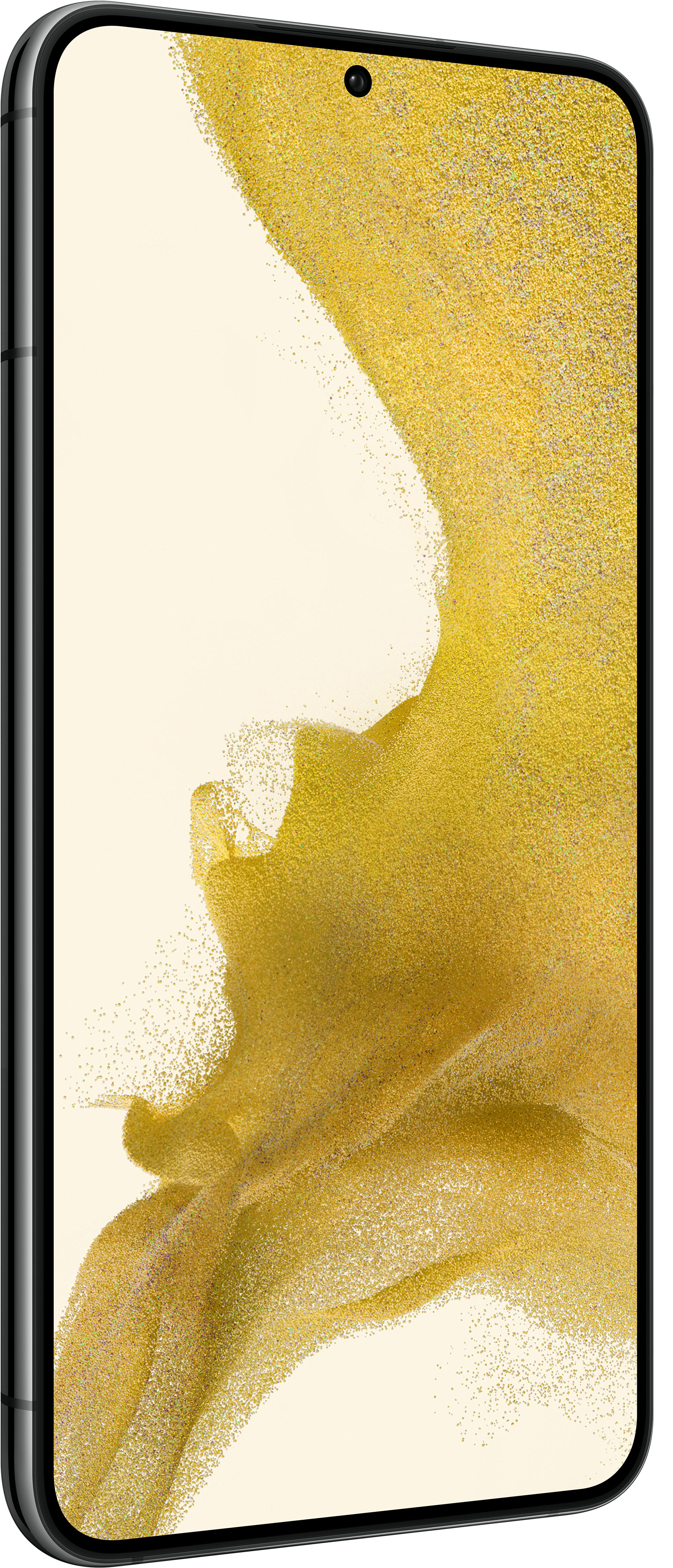 Angle View: AT&T Samsung Galaxy S22 Plus Phantom Black 256GB