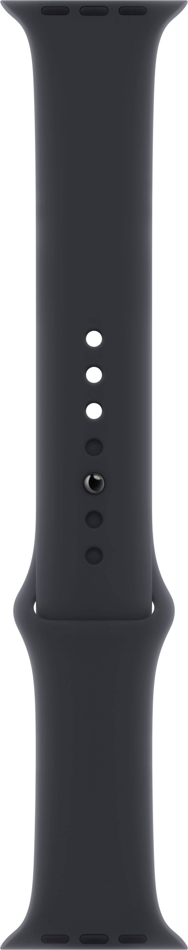 Angle. Apple - Sport Band M/L for Apple Watch 45mm - Midnight.