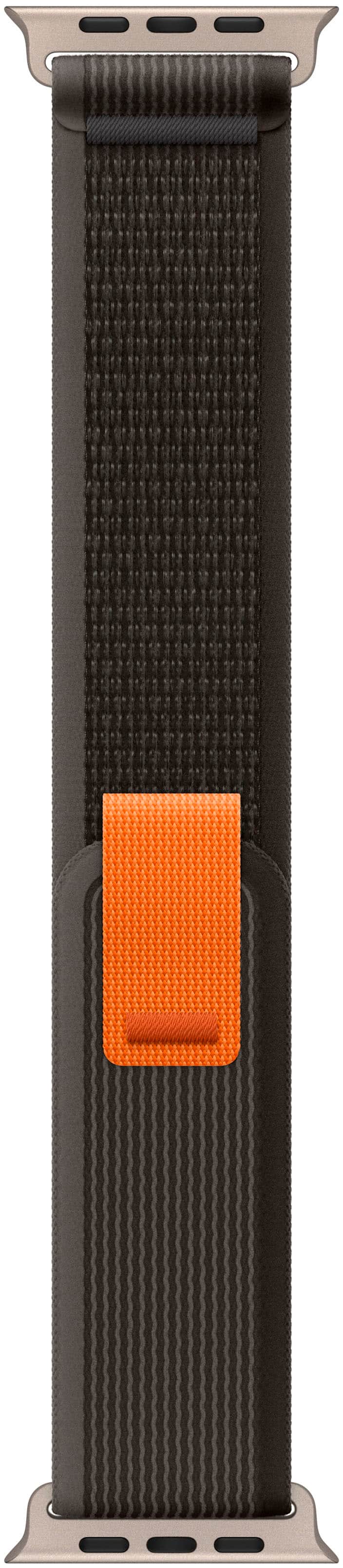 Angle. Apple - Trail Loop M/L for Apple Watch 49mm - Black/Grey.