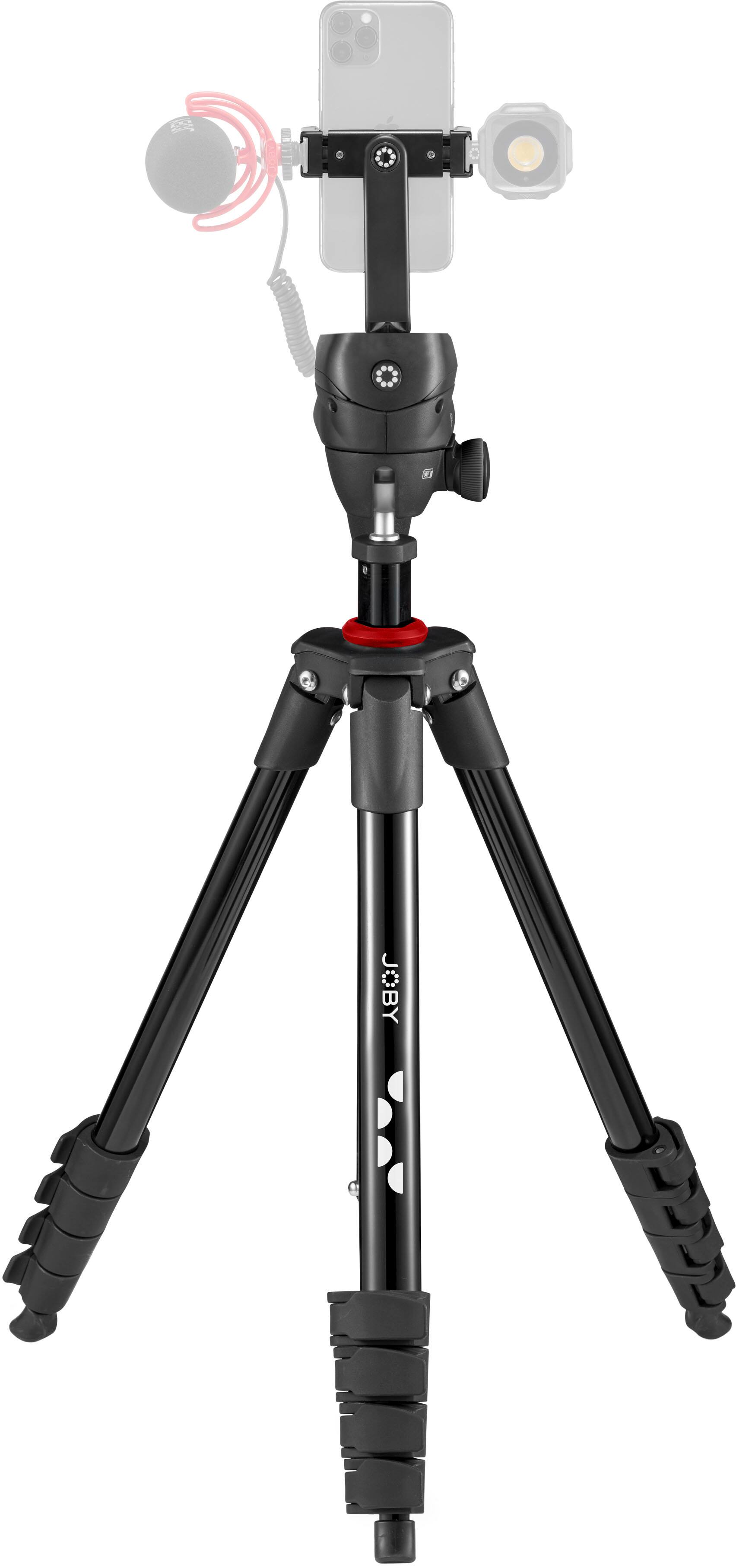 Angle. JOBY - Compact Action Smart 61" Tripod Kit - Black.