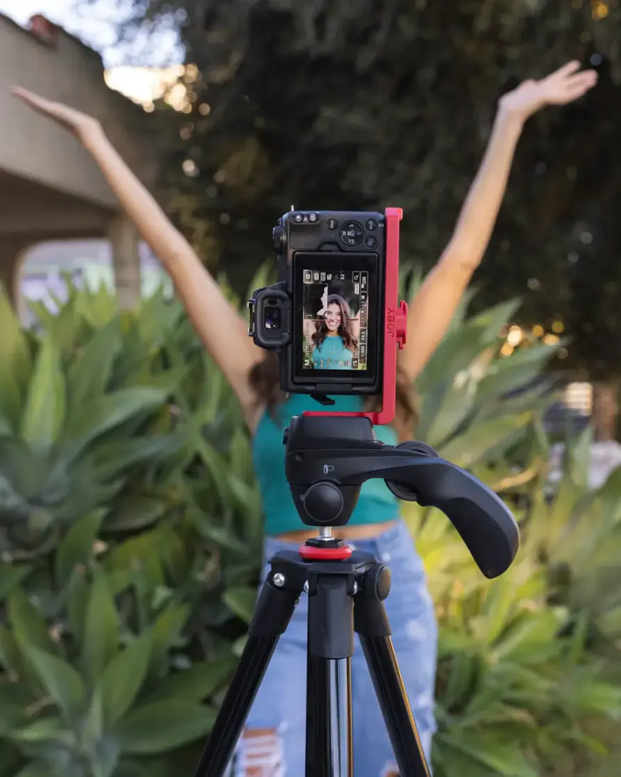 Alt View 15. JOBY - Compact Action Smart 61" Tripod Kit - Black.