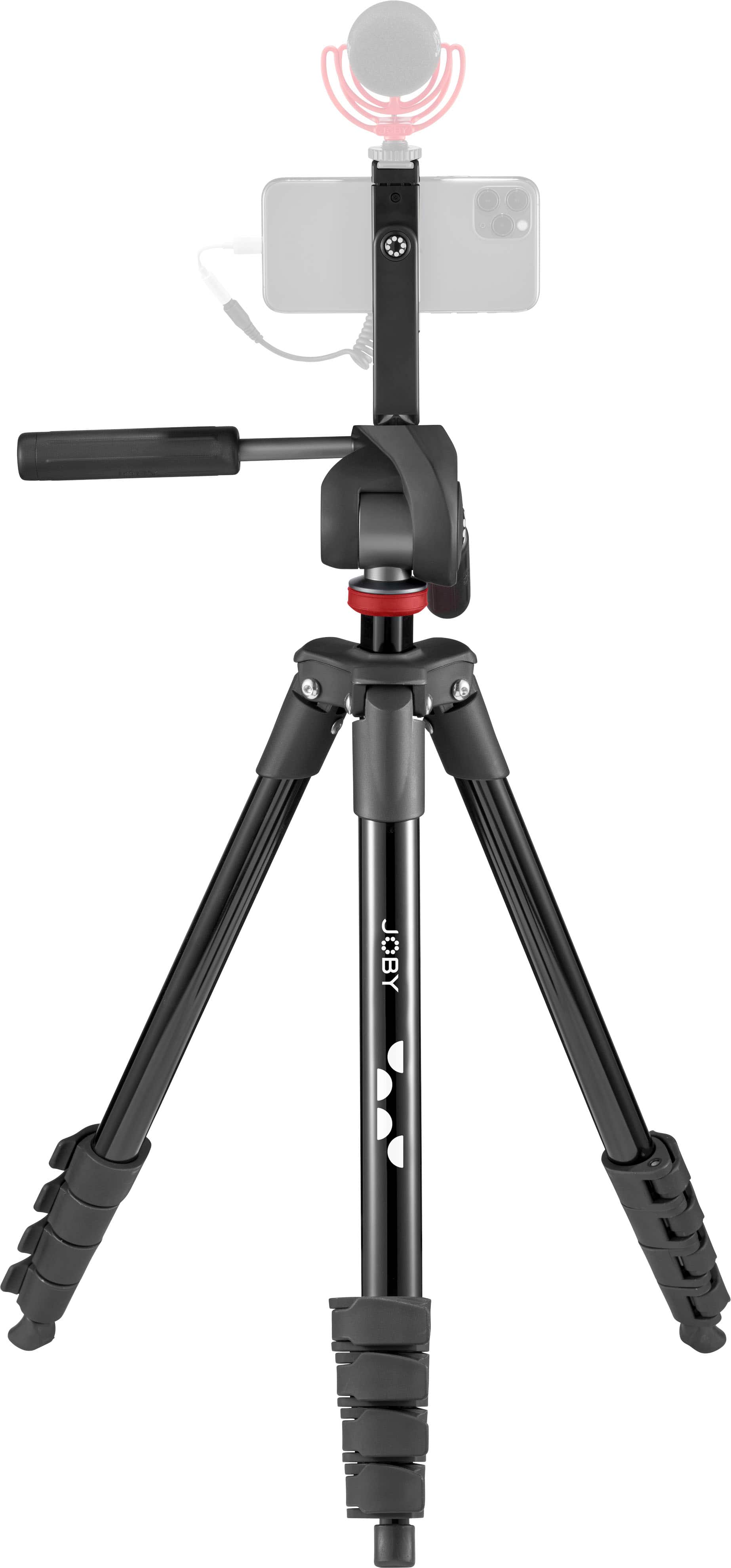 Angle. JOBY - Compact Advanced Smart 65" Tripod Kit - Black.