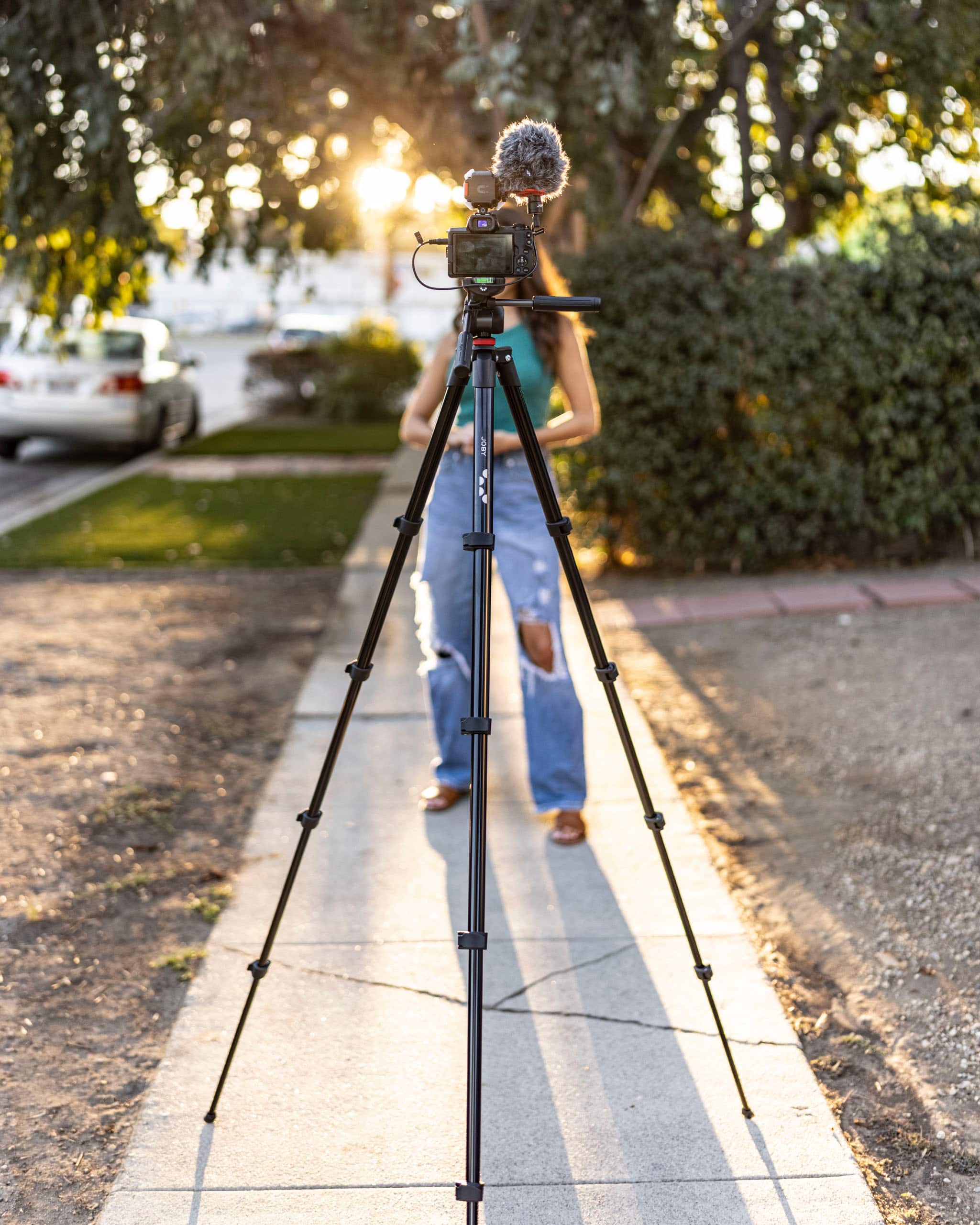 Alt View 12. JOBY - Compact Advanced Smart 65" Tripod Kit - Black.