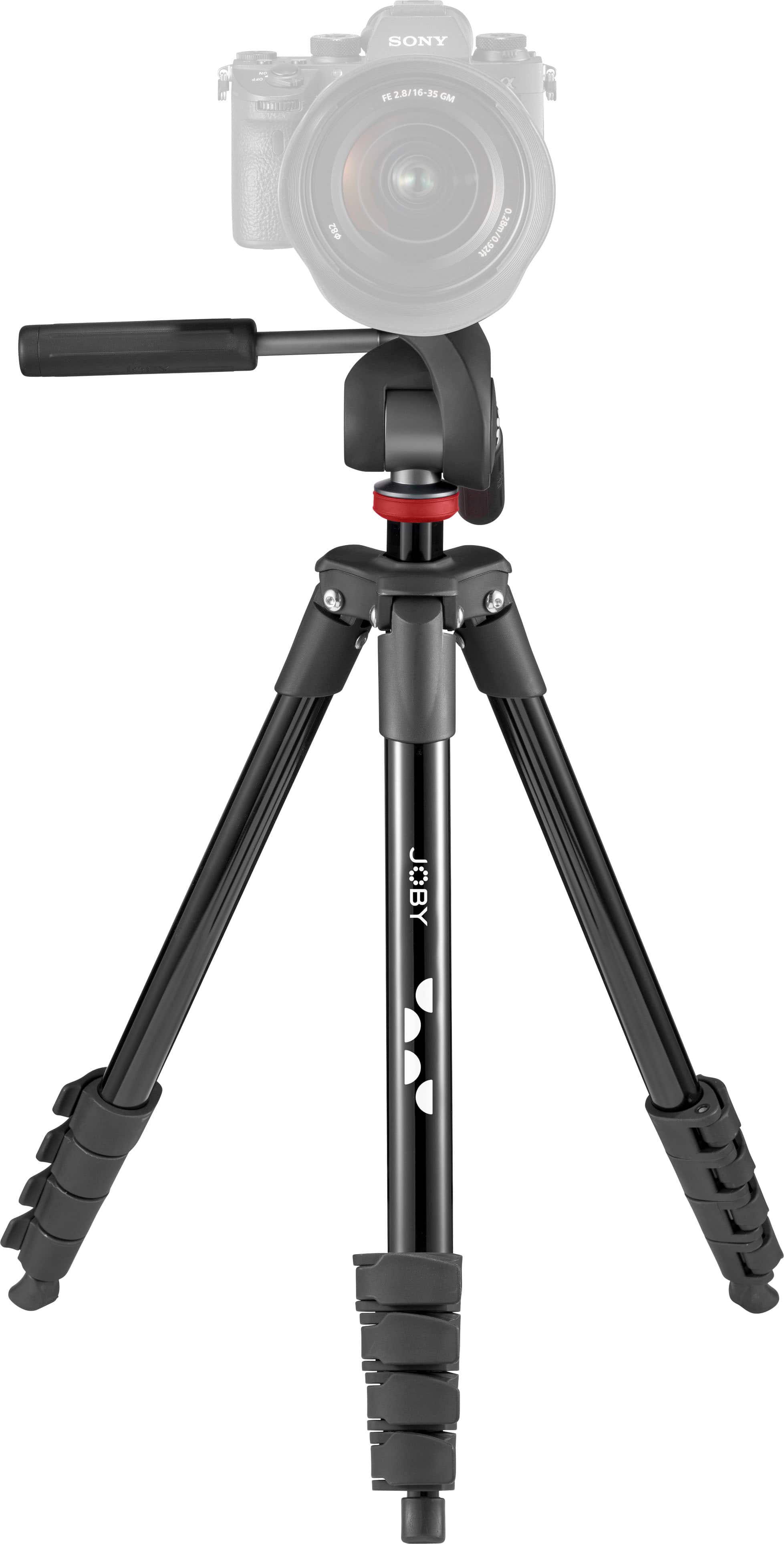 Alt View 21. JOBY - Compact Advanced Smart 65" Tripod Kit - Black.
