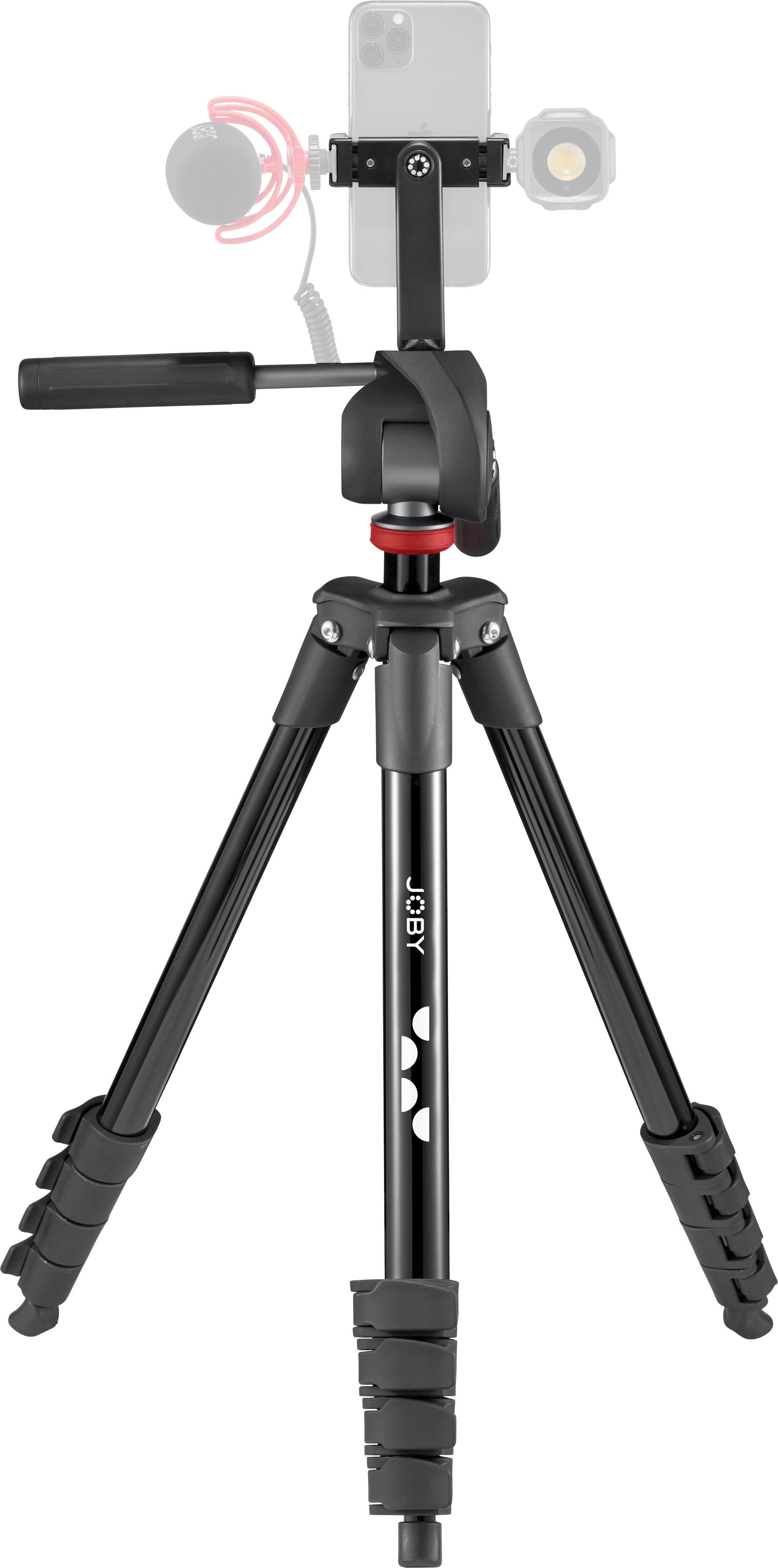 Alt View 22. JOBY - Compact Advanced Smart 65" Tripod Kit - Black.