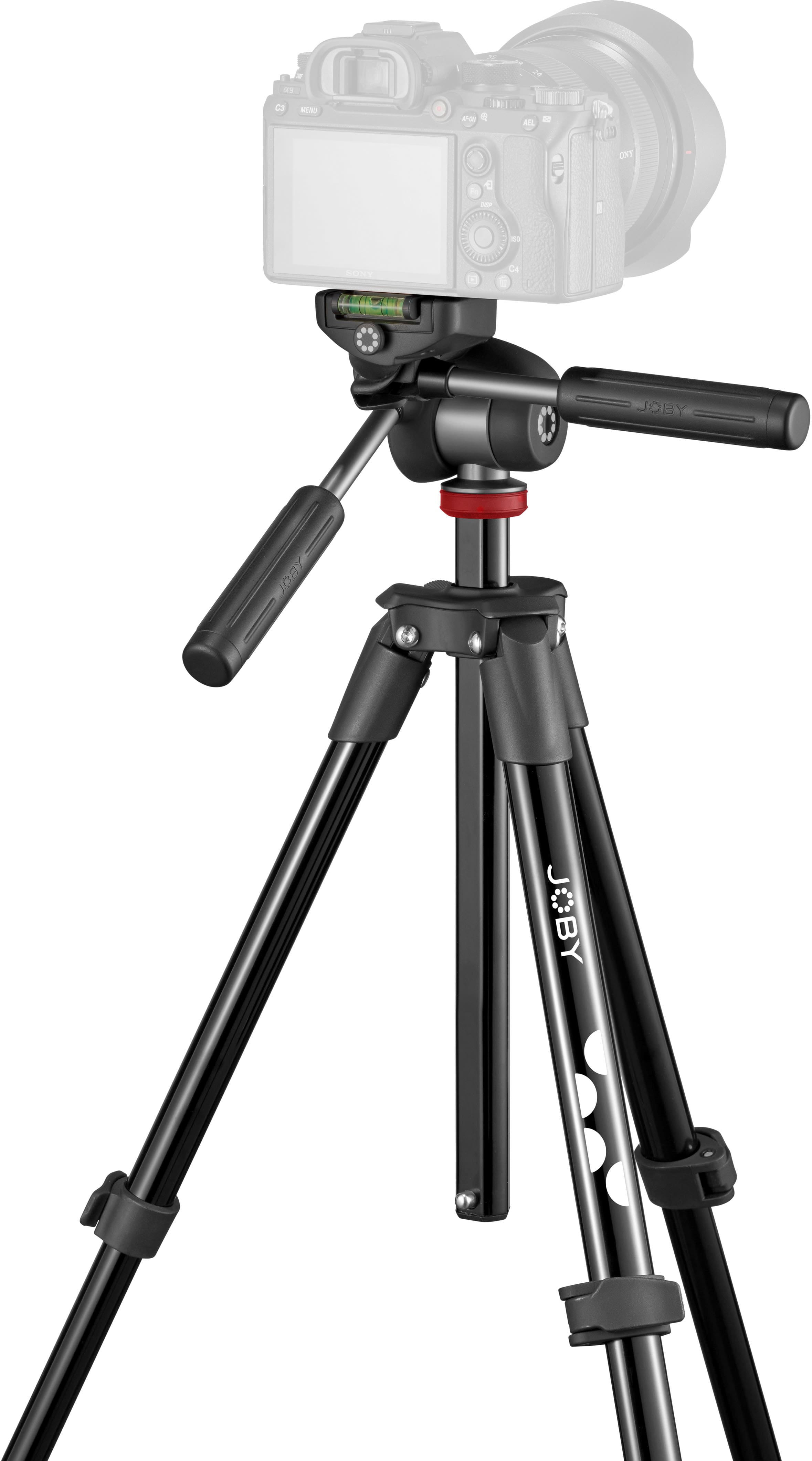 Left. JOBY - Compact Advanced Smart 65" Tripod Kit - Black.