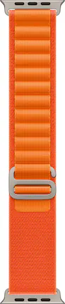 Angle. Apple - Alpine Loop L for Apple Watch 49mm - Orange.