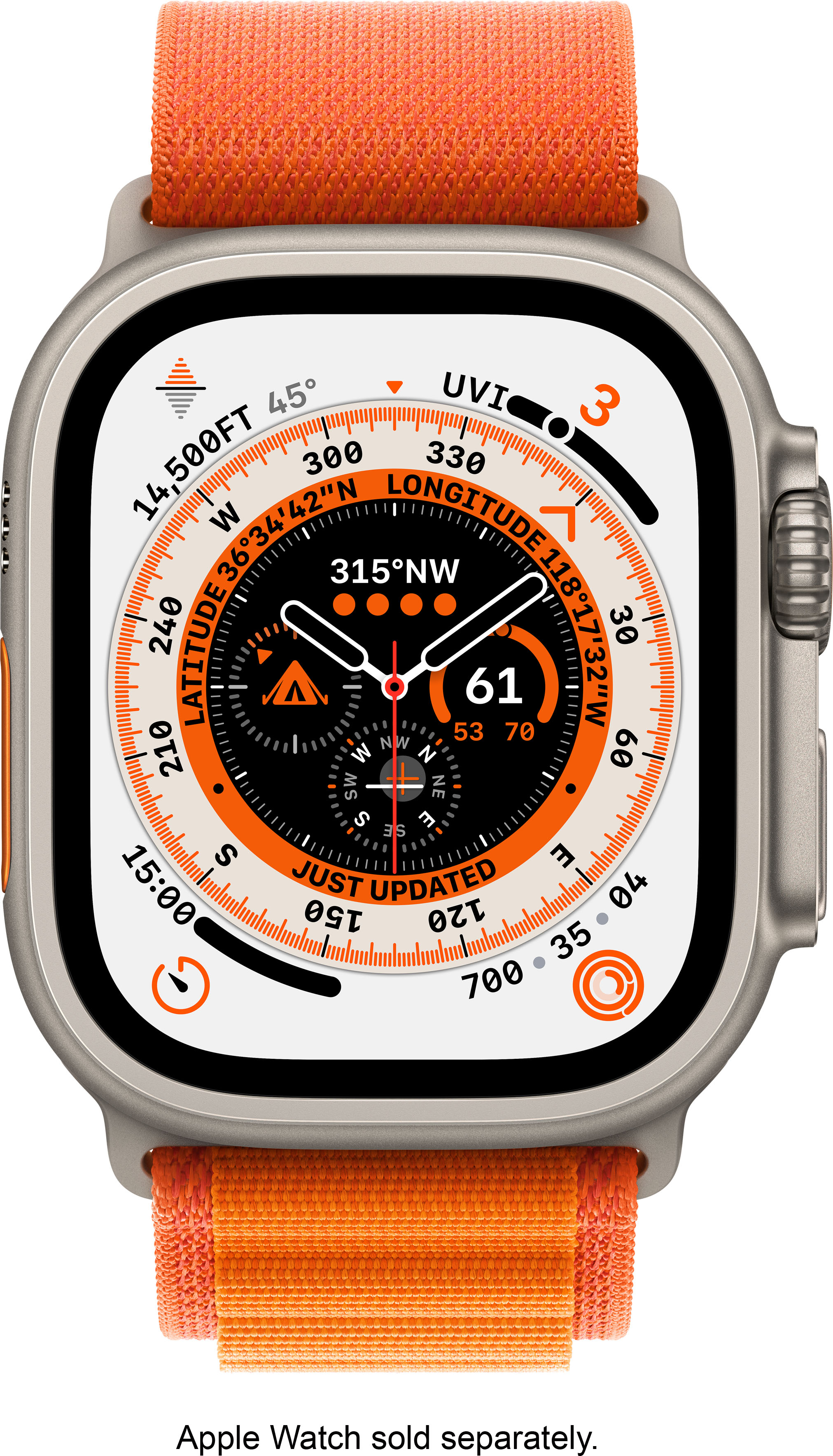 Alpine Loop L for Apple Watch 49mm Orange - Best Buy