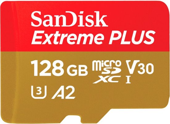 SanDisk Extreme PLUS 128GB MicroSDXC UHS-I Memory Card